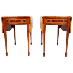 Pair of Mahogany Sheraton Pembroke Tables