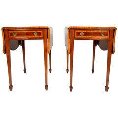 Pair of Mahogany Sheraton Pembroke Tables