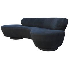 Iconic Vladimir Kagan Serpentine Sofa for Directional