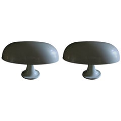 Coppia di lampade da tavolo Nesso del 1967 di Artemide Prima Edizione