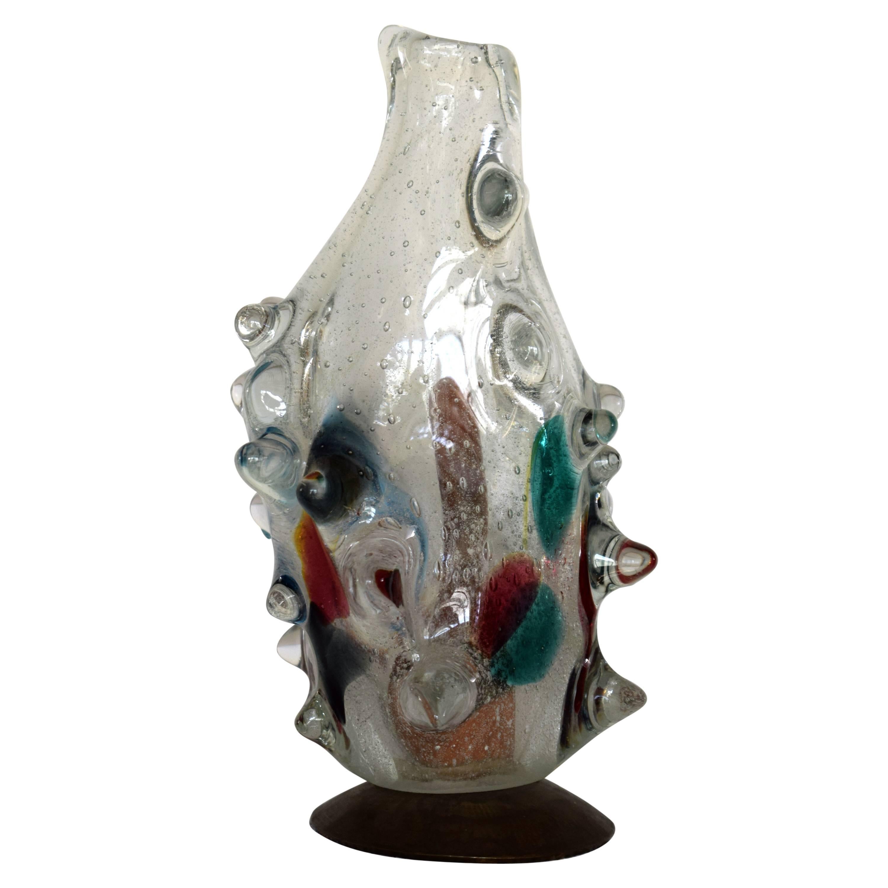 Jindra Beranek - Lobmeyr: Art Glass Table Lamp For Sale