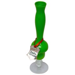 Mid-20th Century Italian Green Opaline Glass Bud Vase 11
