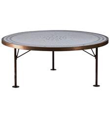 Berthold Muller Round Mosaic Coffee Table, Germany, 1960s