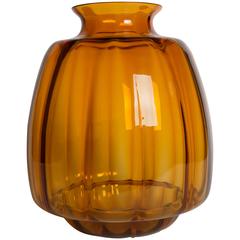 A. D. Copier for Leerdam - Ribbed Vase