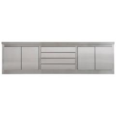 Lodovico Acerbis Stainless Steel Sideboard for Acerbis