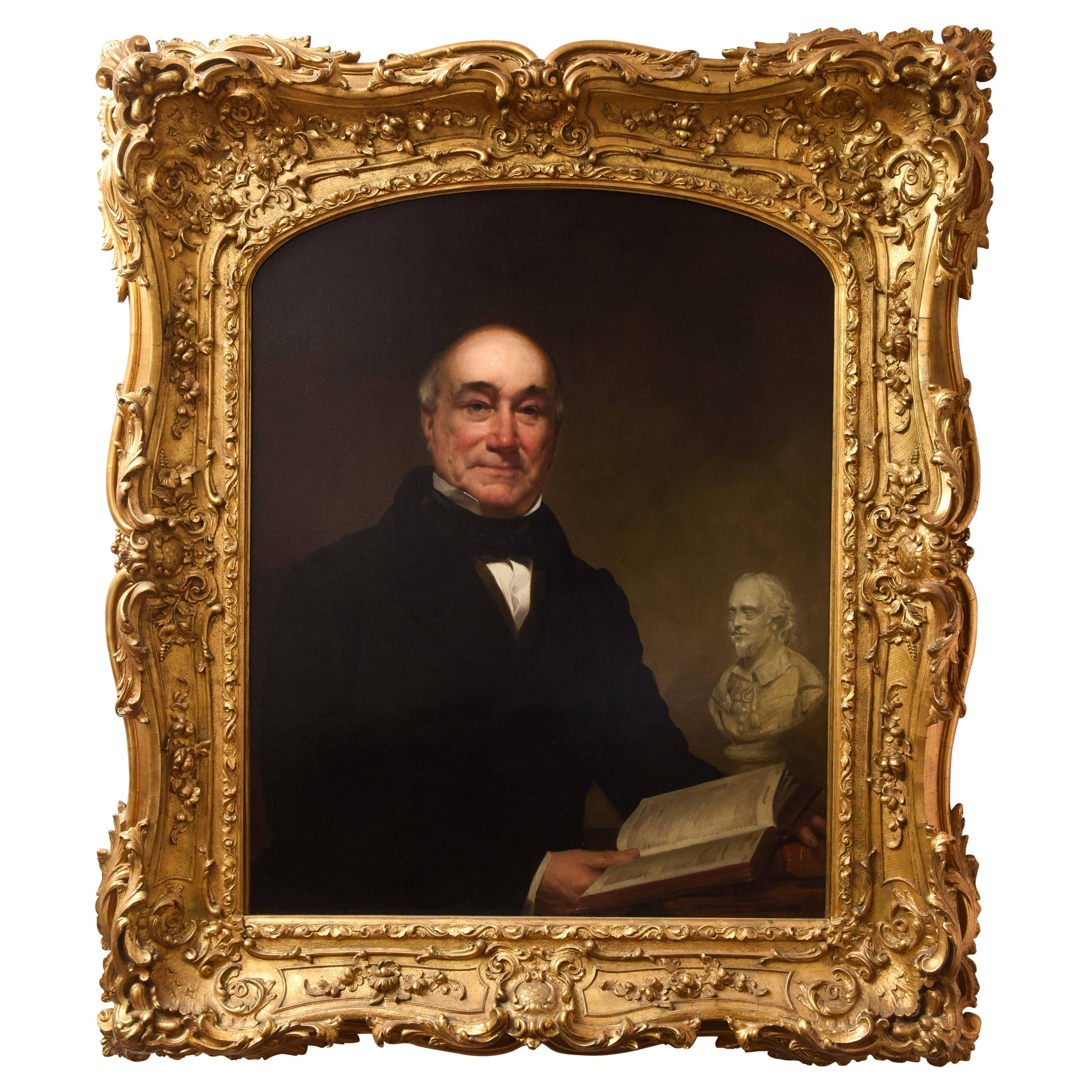 Important Portrait by Charles Loring Elliott of James Peyser Ogden, circa 1865