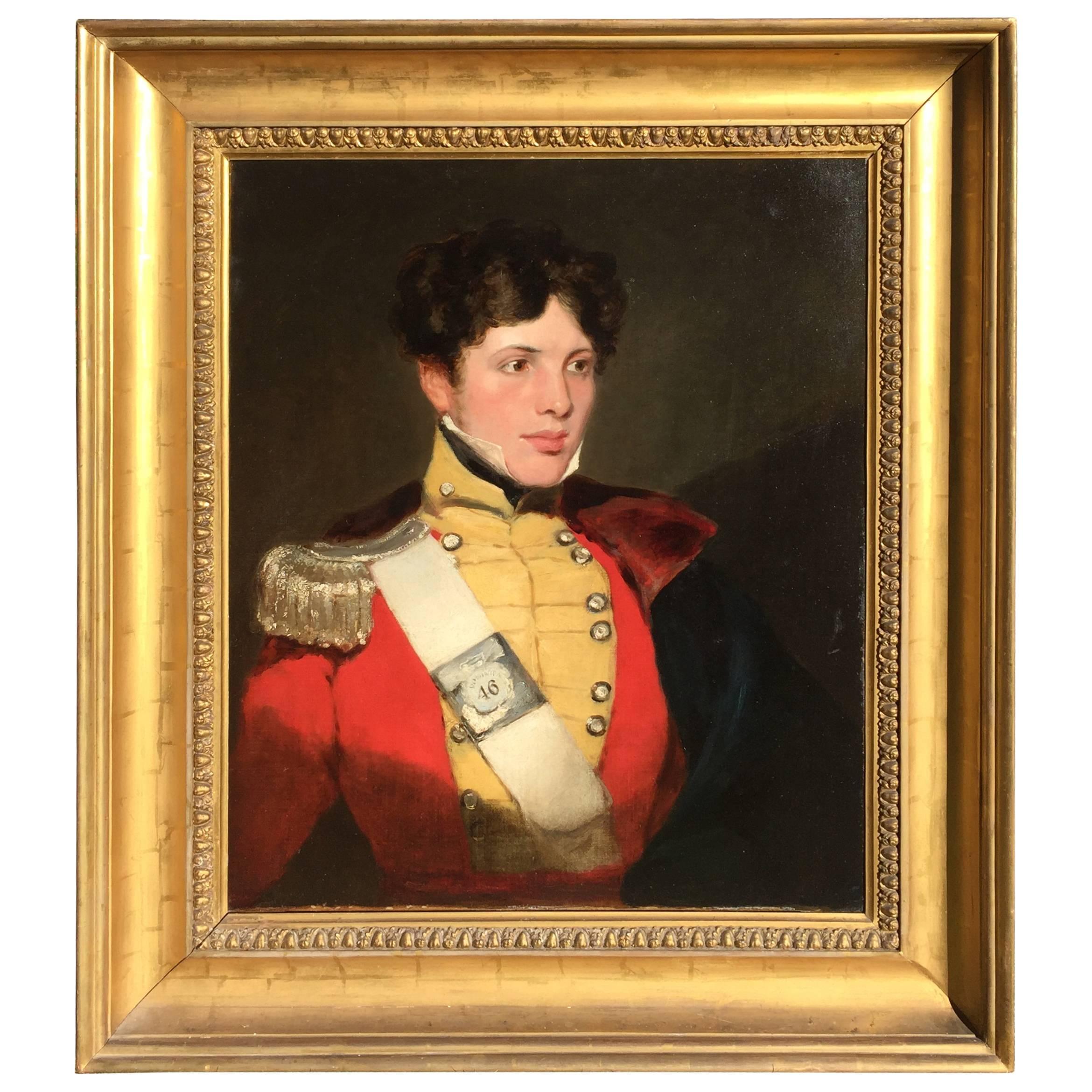 Portrait of Gentleman in Military Costume, after Sir Thomas Lawrence, 1820