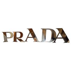 Prada Aluminum Letters Milan Store