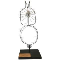 Rare Spider Nervous System Model by Deyrolle, France, circa 1920