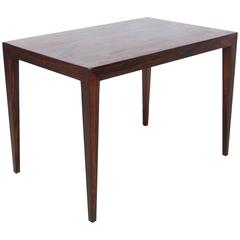 Danish Rosewood Side Table by Severin Hansen for Haslev Mobelfabrik, 1960s