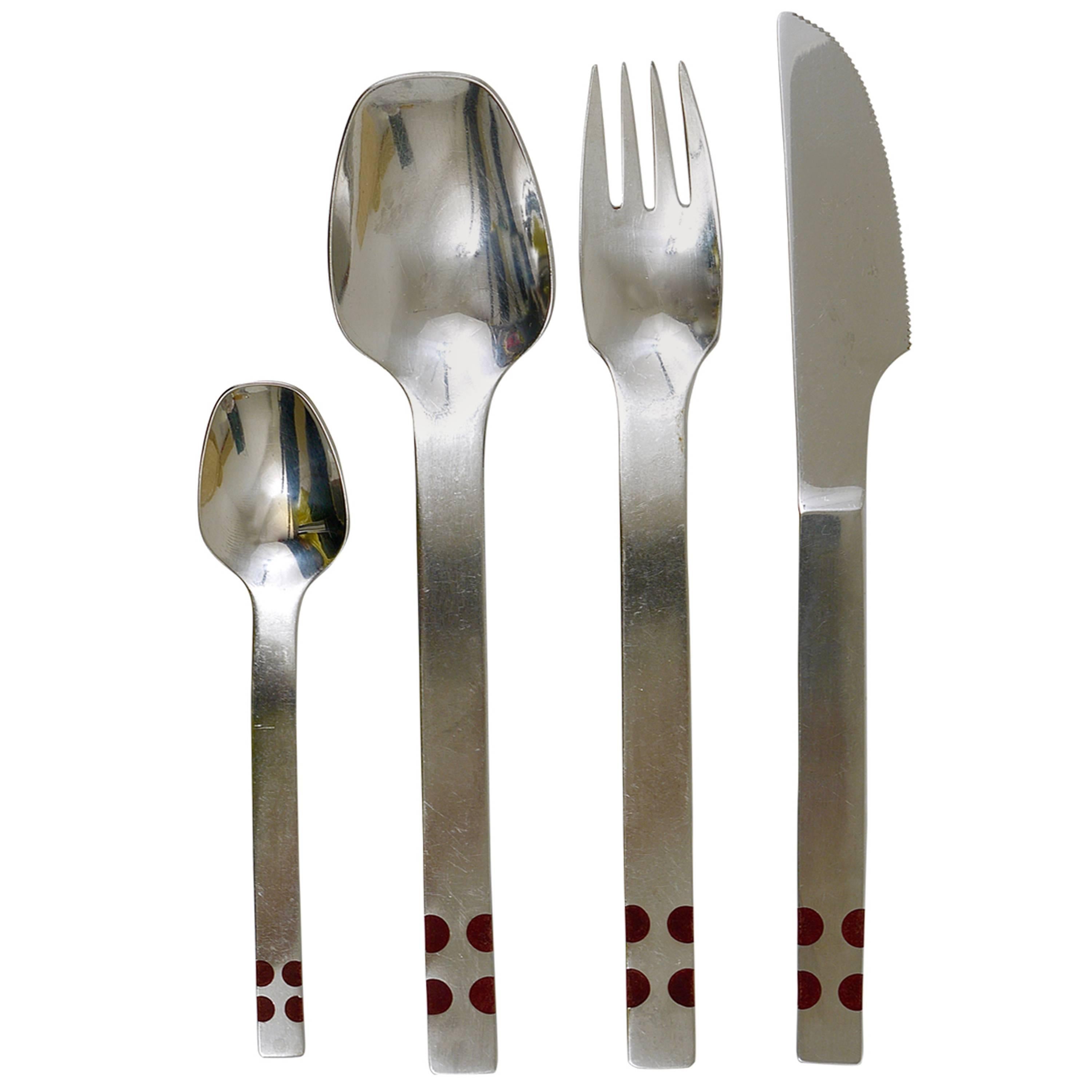 Austrian Mid-Century Flatware for Six Persons by Helmut Alder, Amboss, 1960s