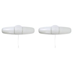 Two Identical Bauhaus Sconces by Wilhelm Wagenfeld, Linder, Germany, 1950s