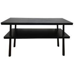 Two-Tier Ebonized Console Table by T.H. Robsjohn-Gibbings 2