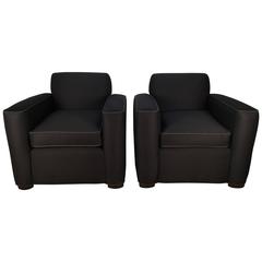 Pair of Jean-Michel Frank Club Chairs 10
