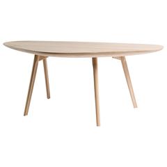 Contemporary Lofbelli Carved Oak Coffee Table with Fine Joinery from CBR Studio