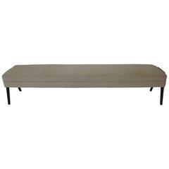 Long Danish Upholstered Bench