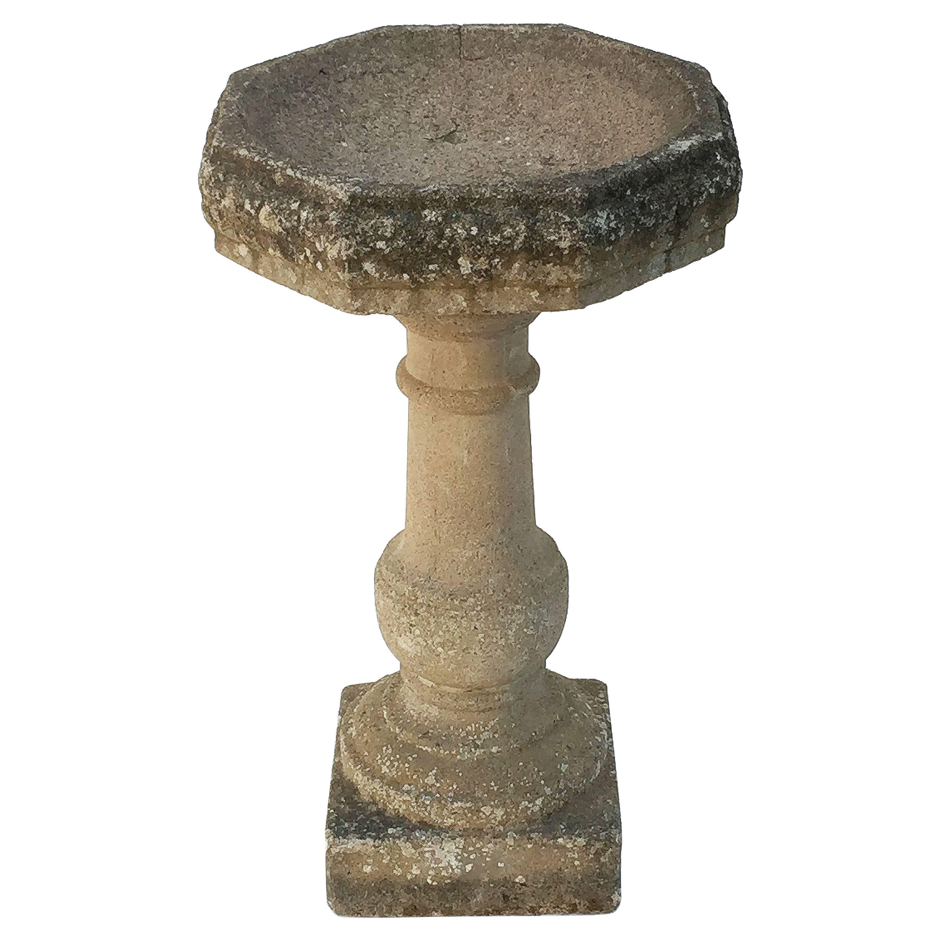 English Garden Stone Bird Bath