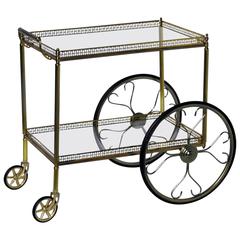 French Modern Design Rolling Bar Cart