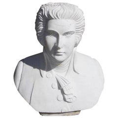 English Marble Bust of Ludwig Van Beethoven, Circa 1880