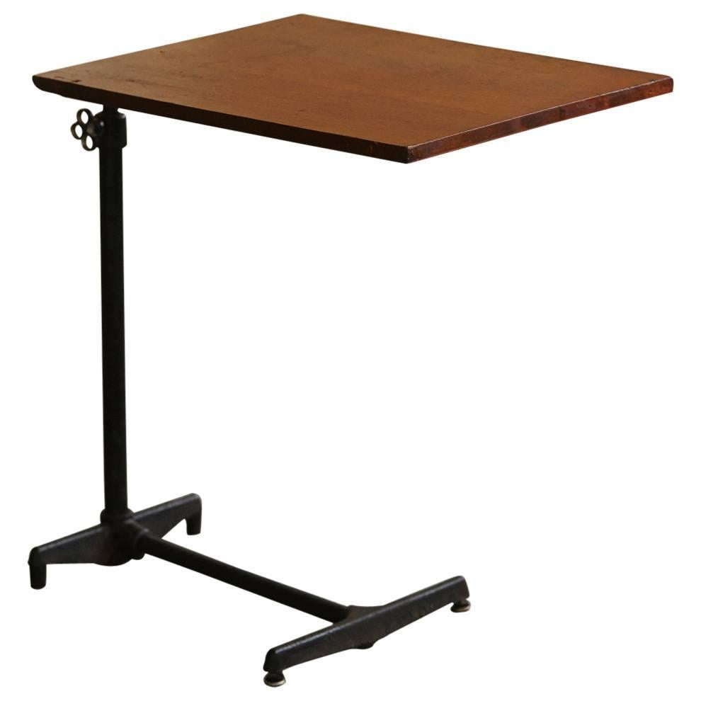 Early 20th Century Adjustable Height Drawing Table Stand