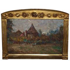 Léonce Pelletier, Oil on Board by Master Artist Leonce Pelletier