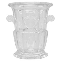 Large Early 20th Century French Crystal Ice Bucket