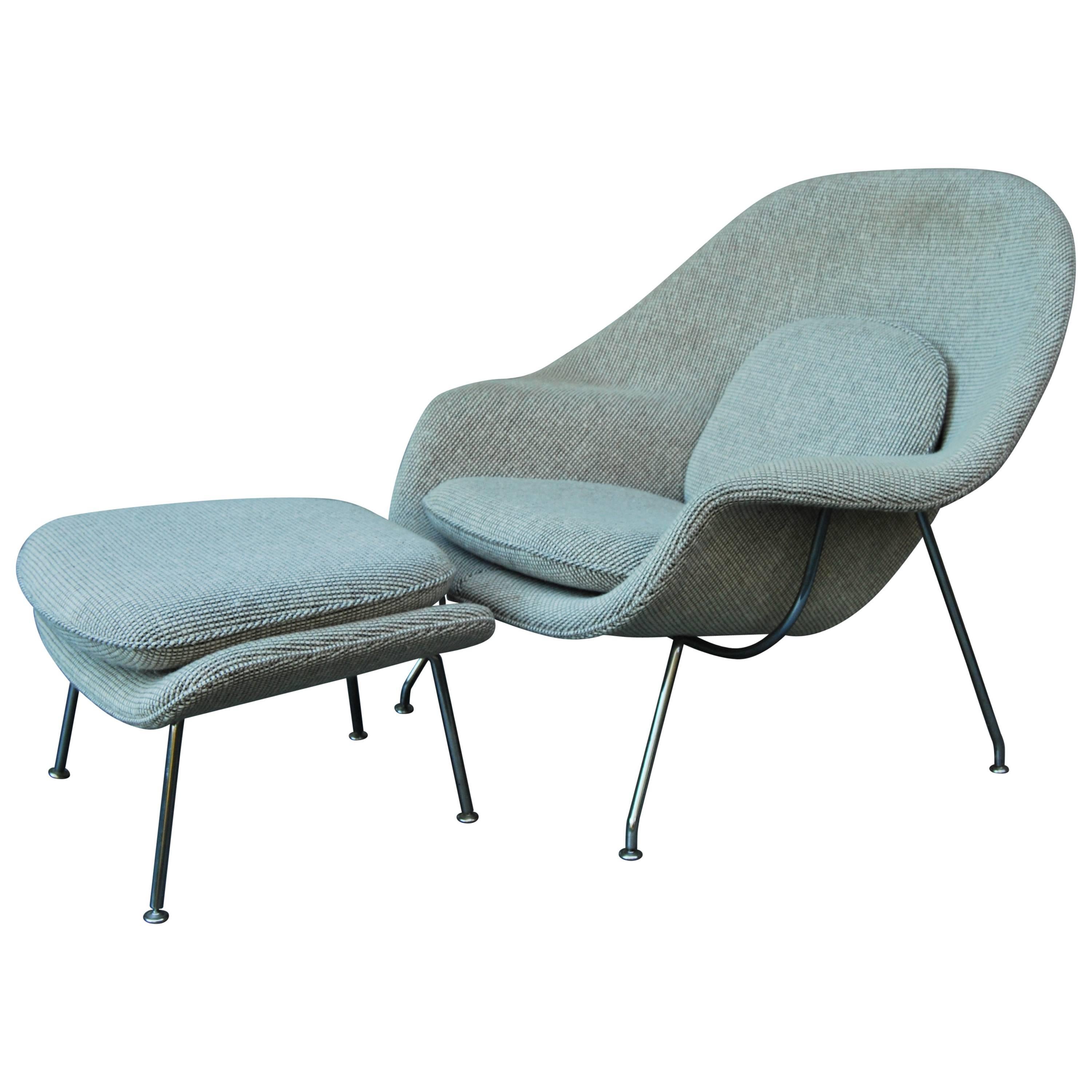 Eero Saarinen "Womb" Chair and Ottoman