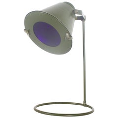 Lampe 1/4 rare de zone terrestre militaire des années 1970 provenant de l'Allemagne de l'Est