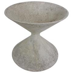 Concrete Hourglass Planter by Willy Guhl for Eternit