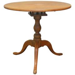 Antique Georgian Mahogany Tilt-Top Birdcage Tea Table
