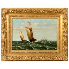 Used "Yachts Racing" by George Curtis