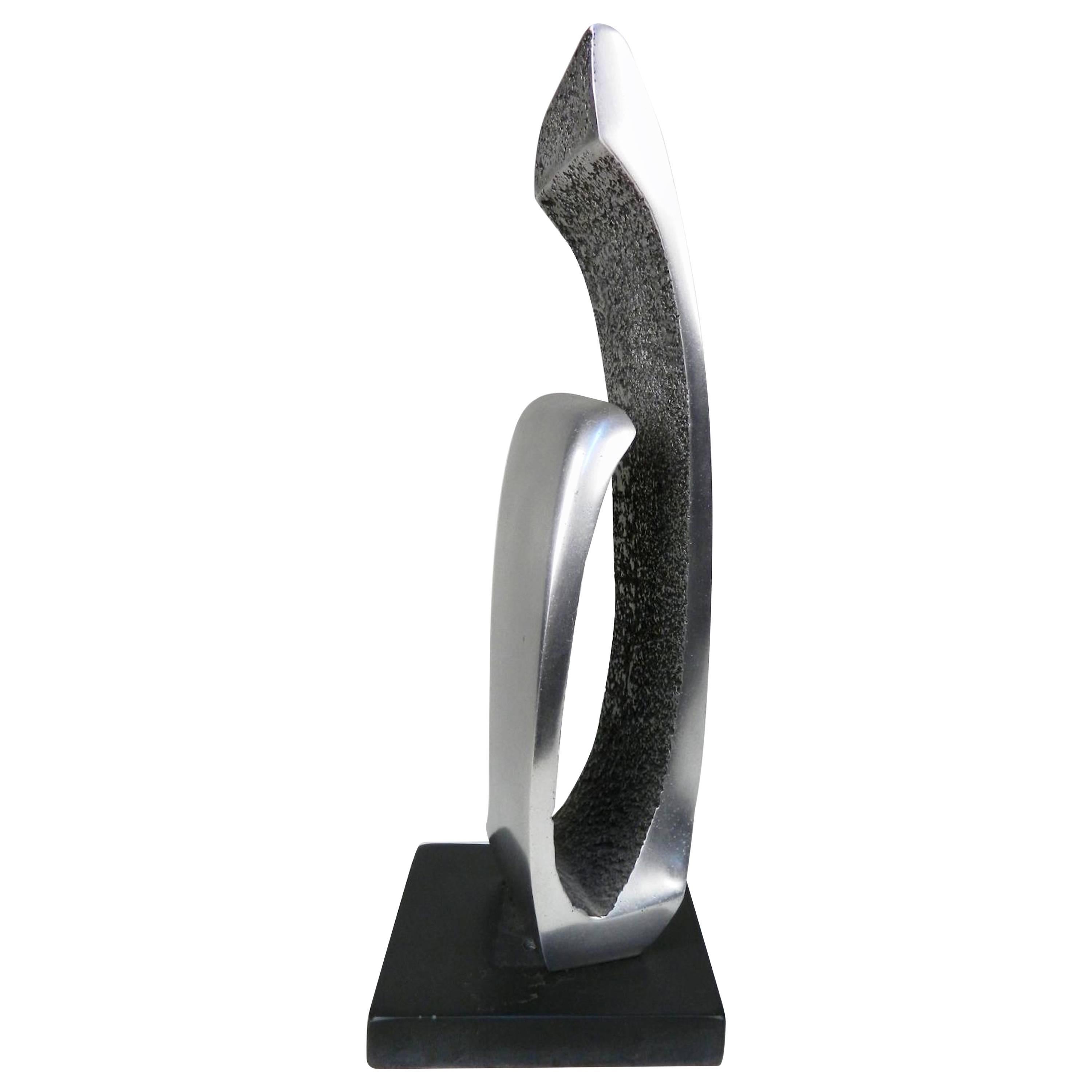 Abstract Aluminum Sculpture by James Myford For Sale