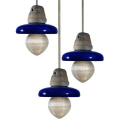 Holophane and Cobalt Pendants 7