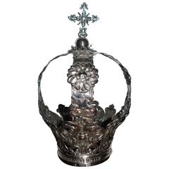 Early 18th Century Colonial Silver Crown