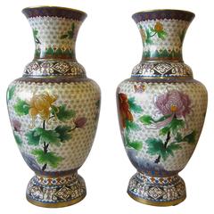 Large Cloisonné Vases