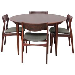 Mid-Century Danish Rosewood Dining Set from P.E. Jorgensen for Farso Stolefabrik