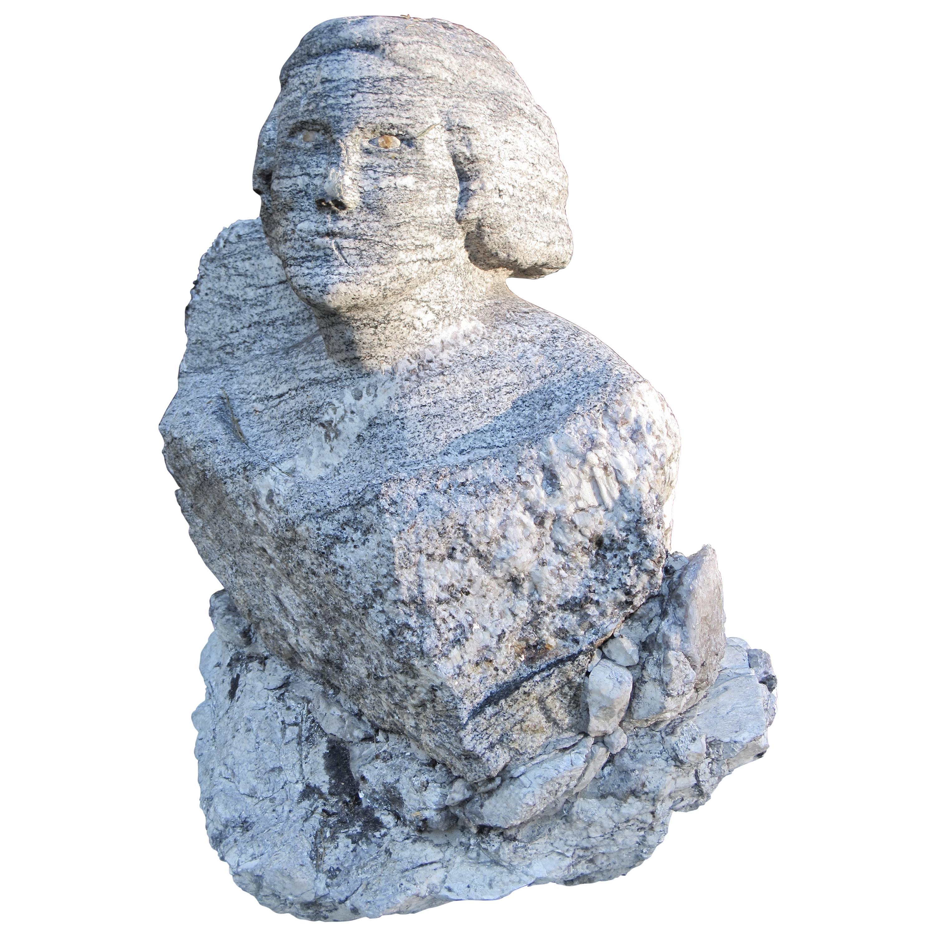 Granite George Washington Sculpture For Sale