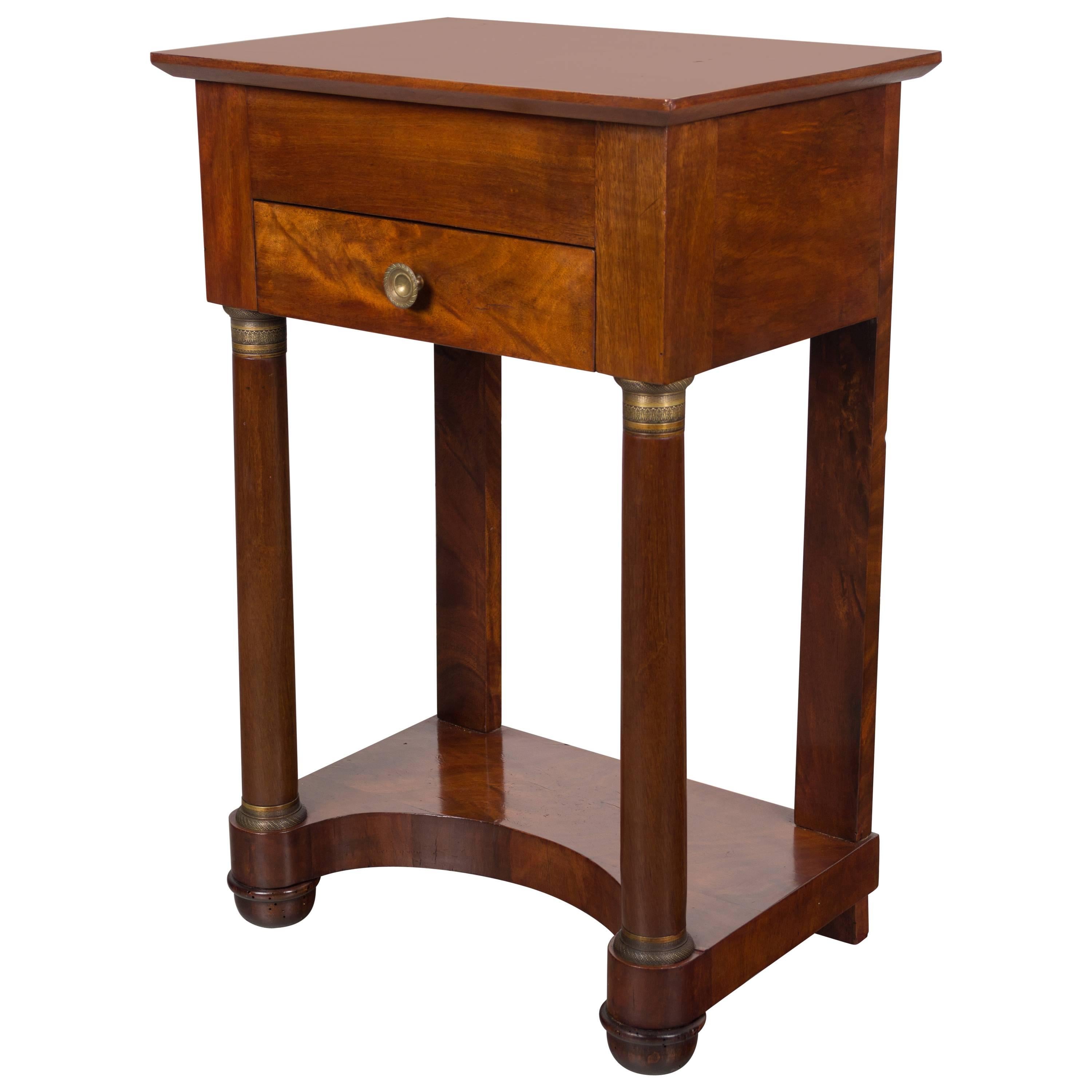 19th Century, French Empire Side Table