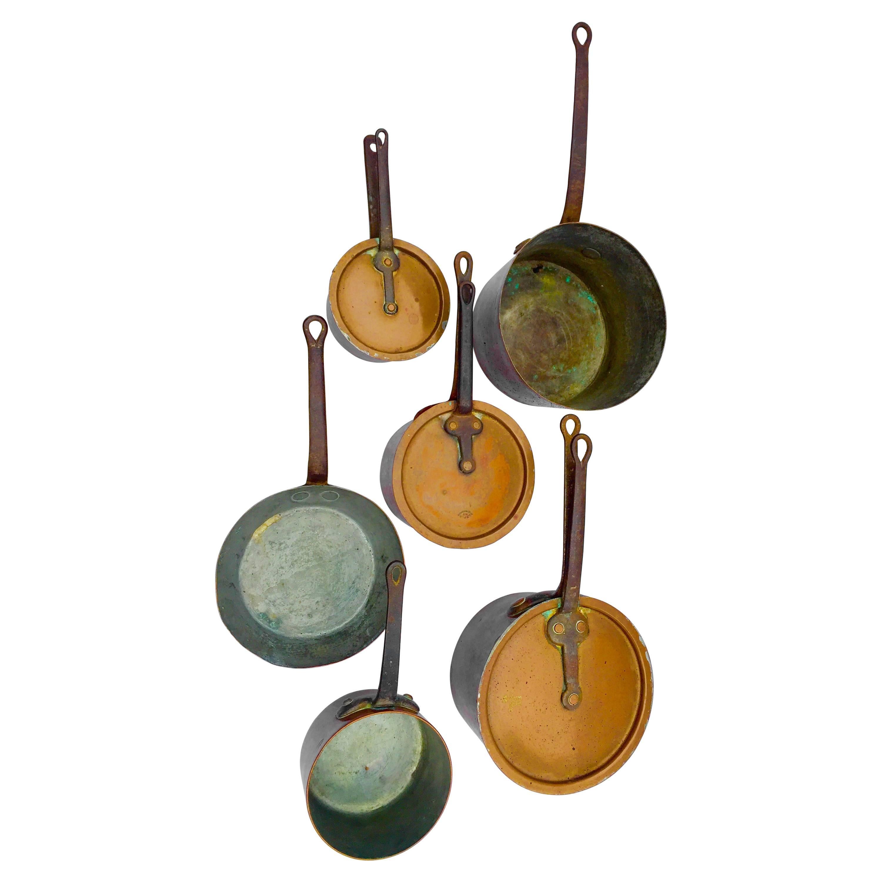 Rare Cornelius Vanderbilt II by L.F.D. & H., N.Y. Copper Pots