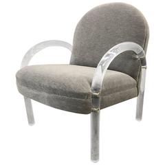 Pace Collection Lucite Armchair 4