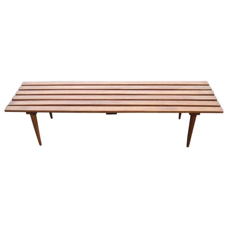 George Nelson Style Bench Cocktail Table For Sale At 1stdibs