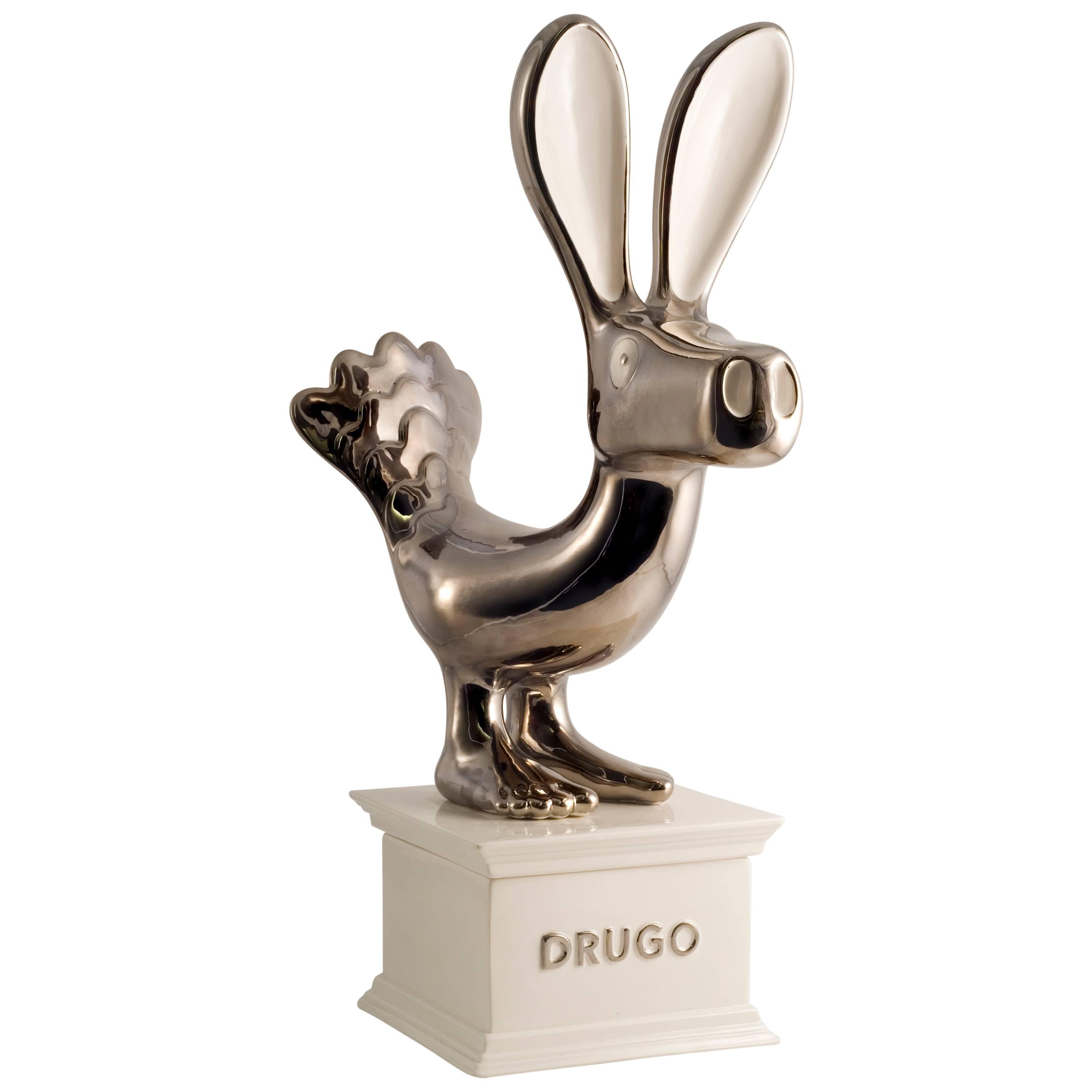 Drugo Ceramic Sculpture by Matteo Cibic for Superego Editions, Italy