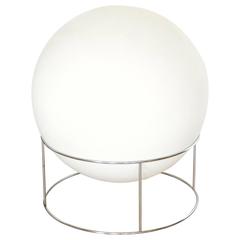 Globe Lamp with Chrome Base 1
