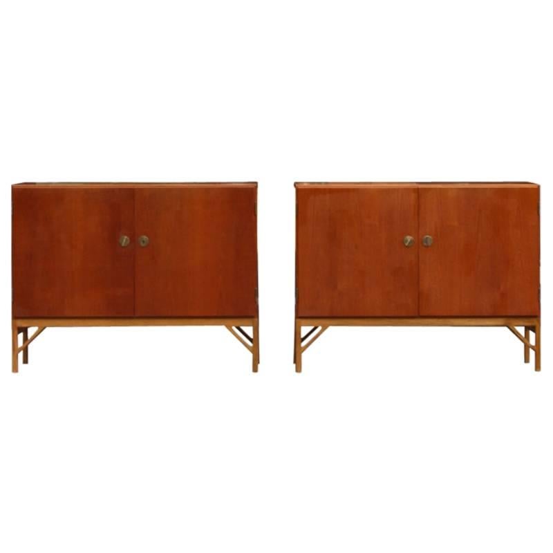 Børge Mogensen Pair of Oak 232 Cabinets