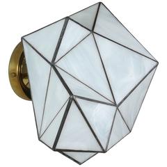 Small Geo Glass Sconce by Jason Koharik for Collected By