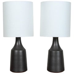 Pair of Black "Classic" Lamps by Victoria Morris for Lawson-Fenning