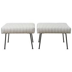 Pair of Montrose Ottomans by Lawson-Fenning 1