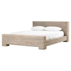 Low Profile Rattan Bed in Queen Size