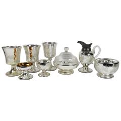 Collection of 19th Century English and American Mercury Glass