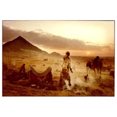 Mitch Epstein Photographie couleur signée Foire aux chameaux de Pushkar, Rajasthan Inde, 1978